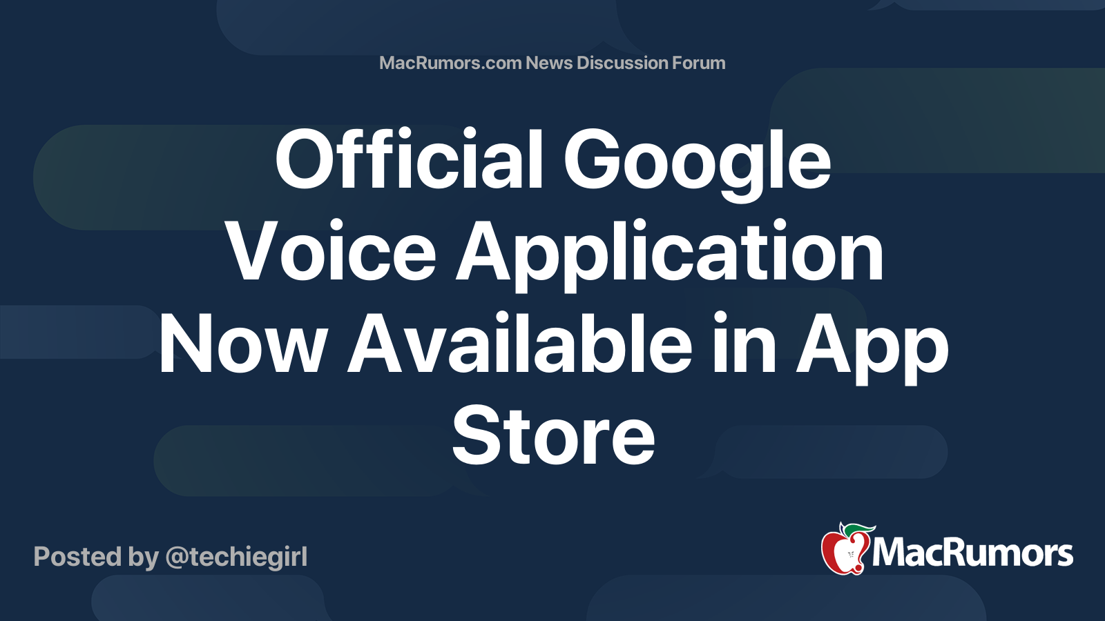 Official Google Voice Application Now Available in App Store