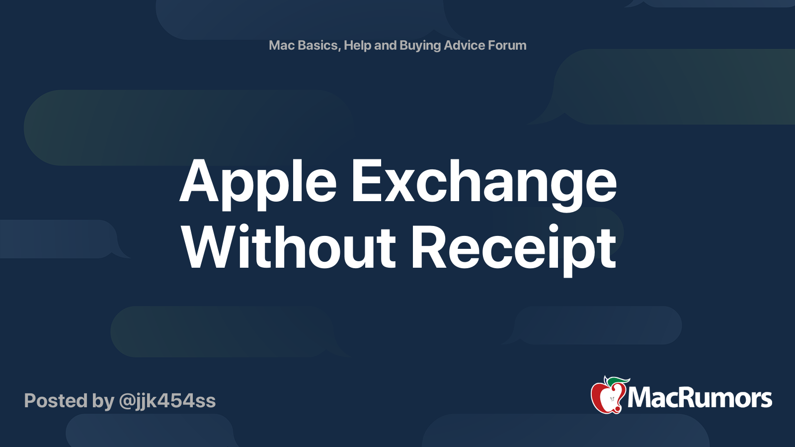 apple-exchange-without-receipt-macrumors-forums