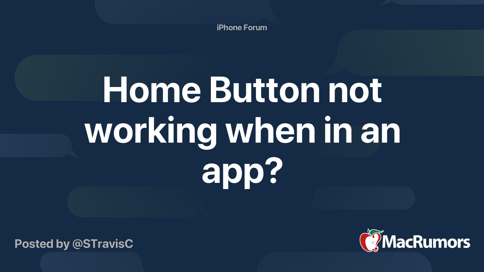 home-button-not-working-when-in-an-app-macrumors-forums