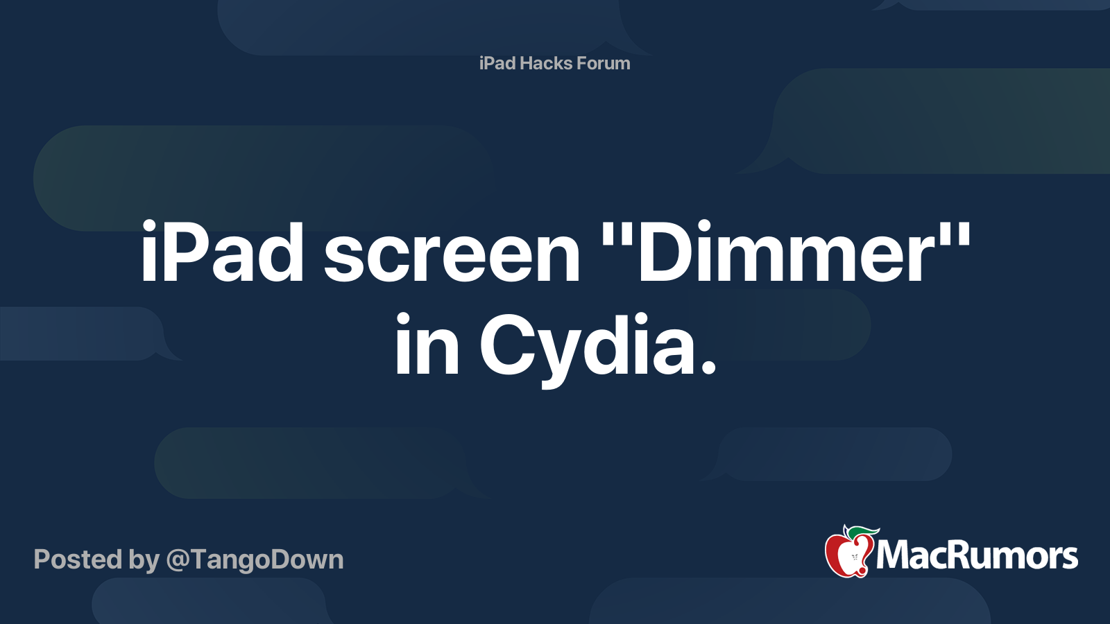 Cydia Dimmer