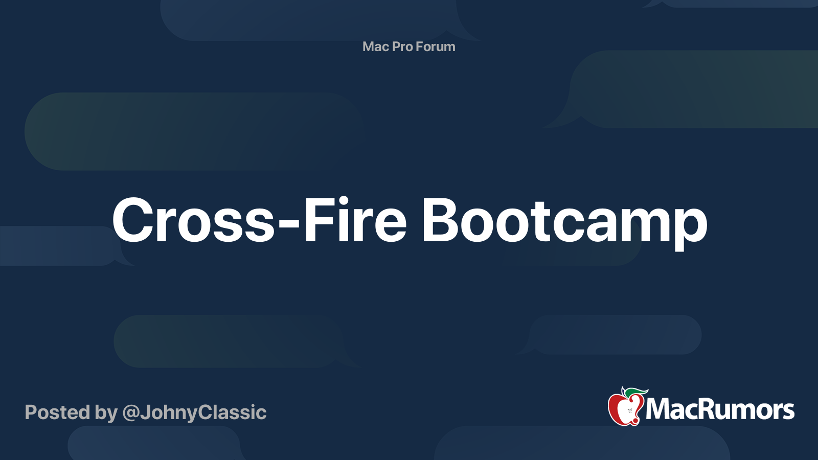Mac Pro Crossfire Boot Camp