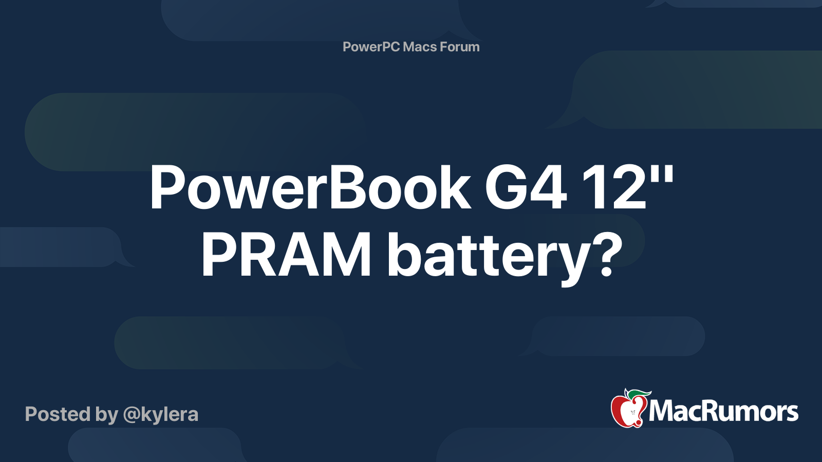 powerbook g4 12 pram battery