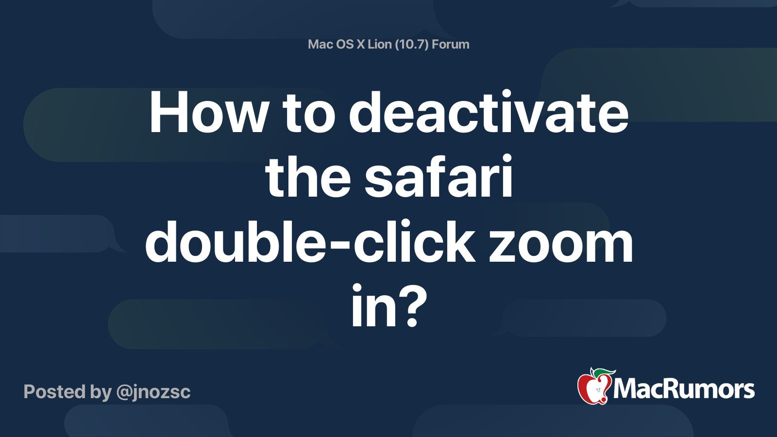 safari double click zoom disable