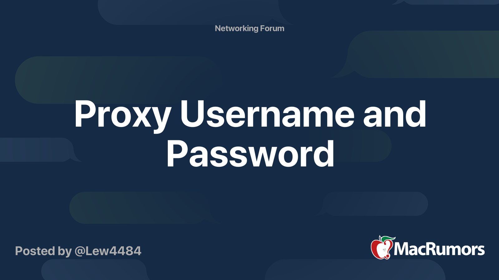 proxy url username password