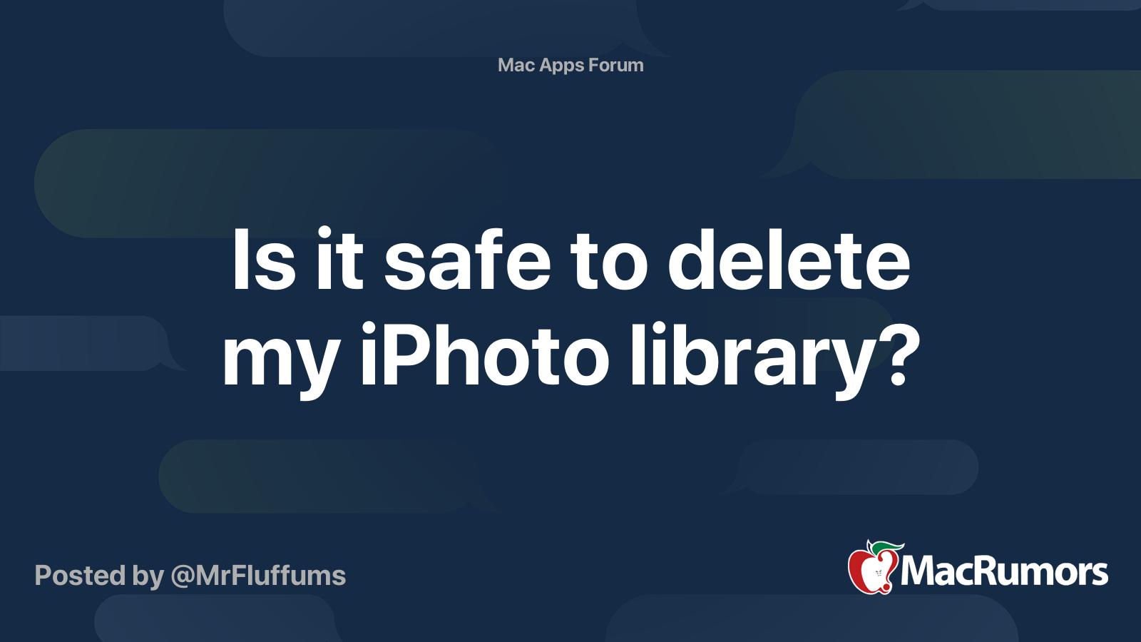 is-it-safe-to-delete-my-iphoto-library-macrumors-forums