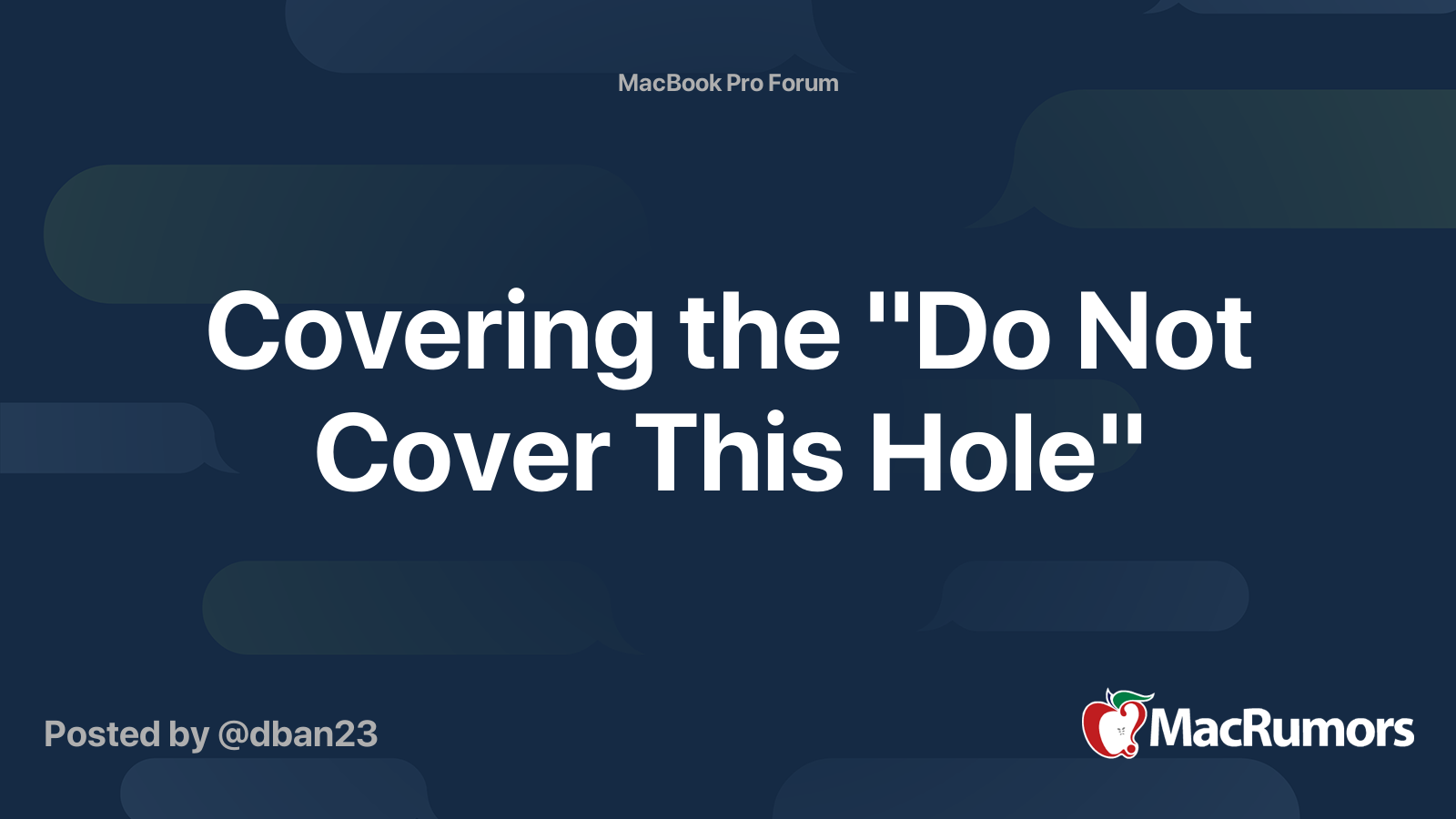 Do not cover this hole на жестком диске что это