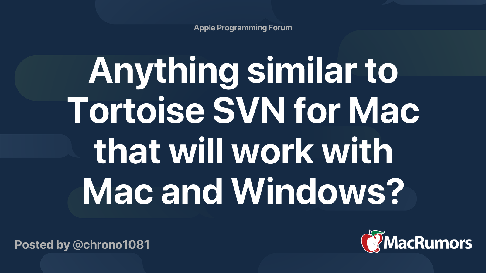 Tortoise svn client for mac