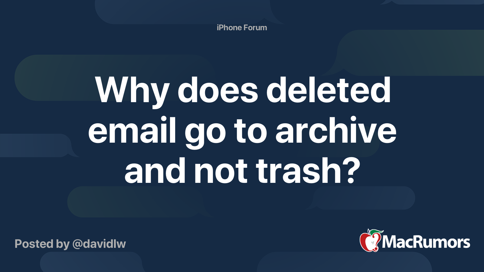 メールをアーカイブせずに削除する必要がある理由