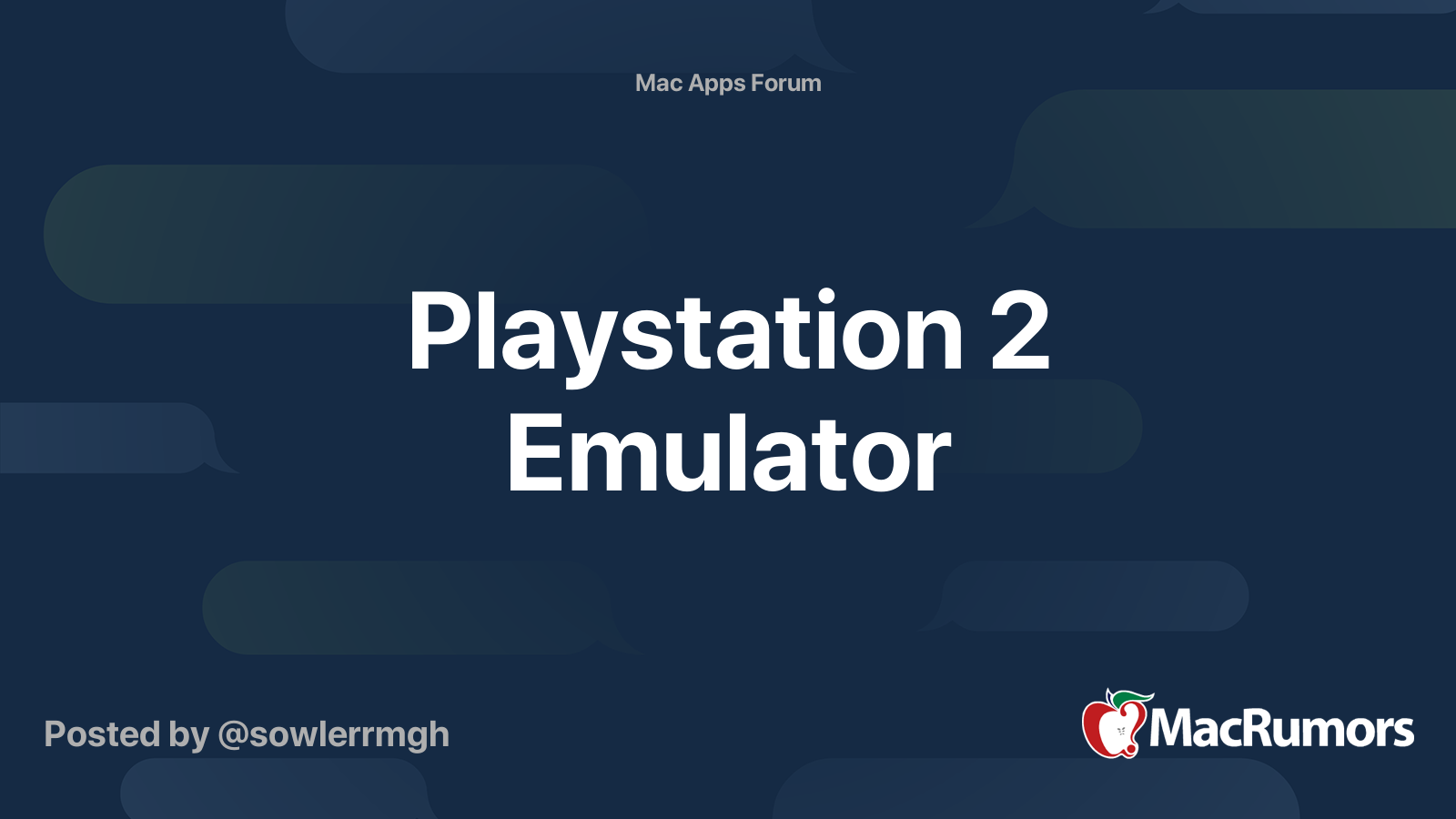 Ps2 emulator mac os x