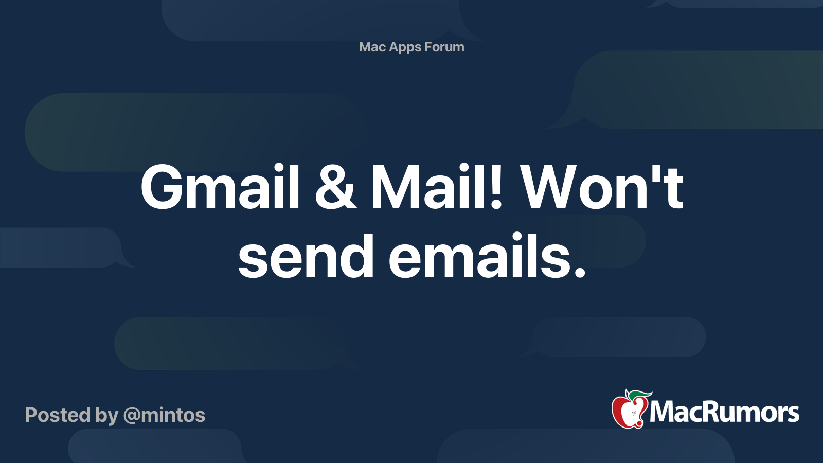 why i can t send mail from gmail