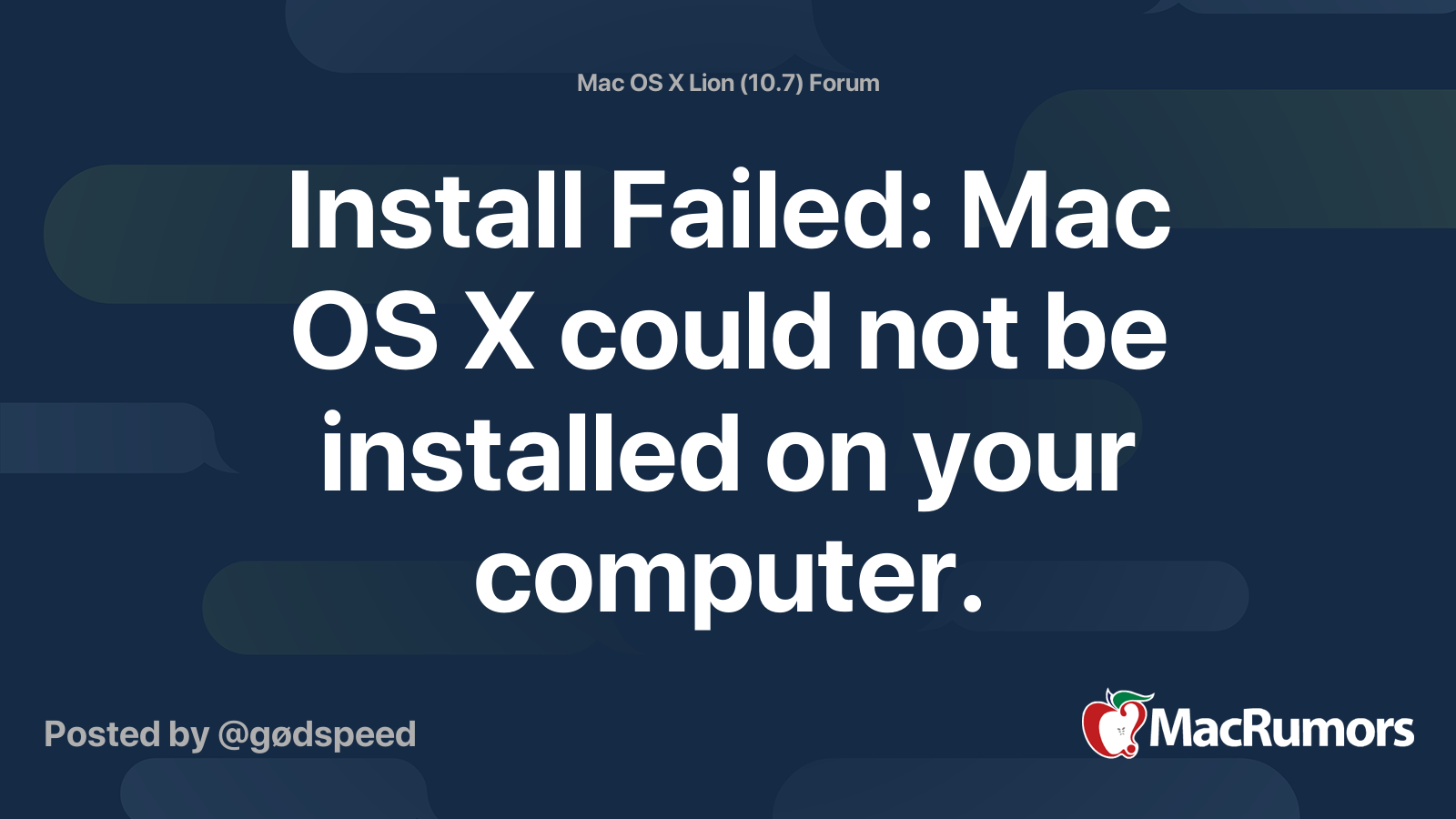mac os download failed