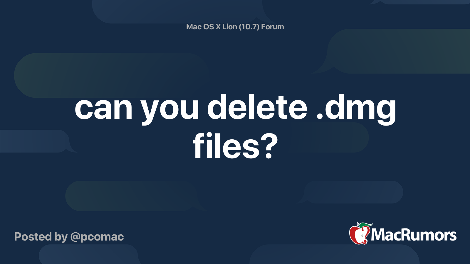 Can I Delete A Dmg File After Install