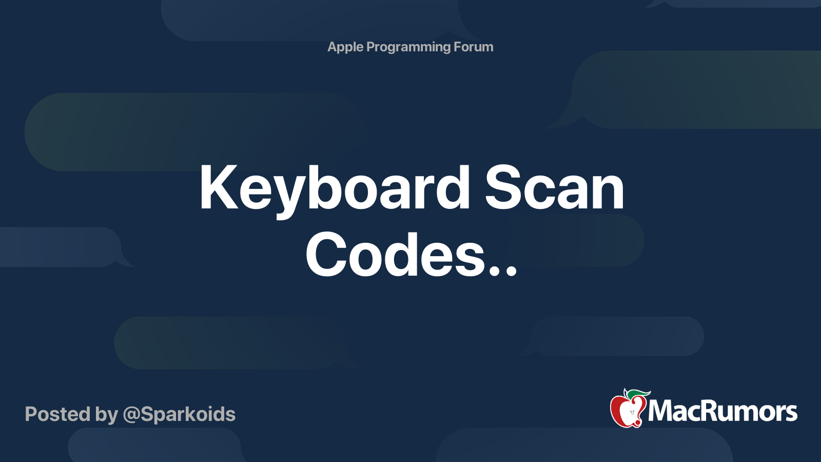 keyboard-scan-codes-macrumors-forums