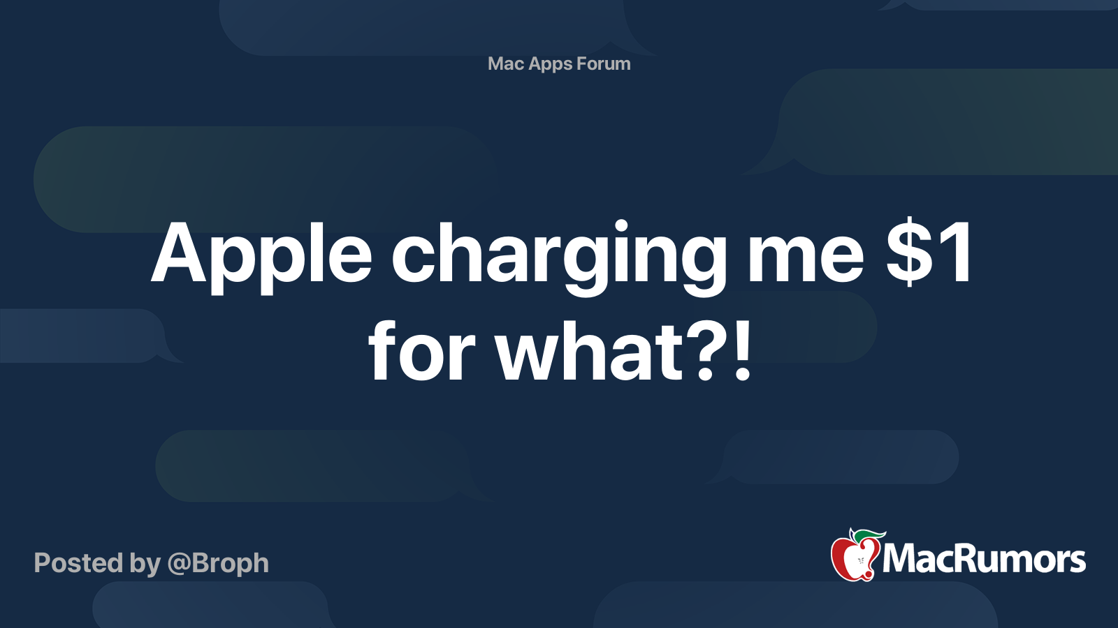 apple-charging-me-1-for-what-macrumors-forums