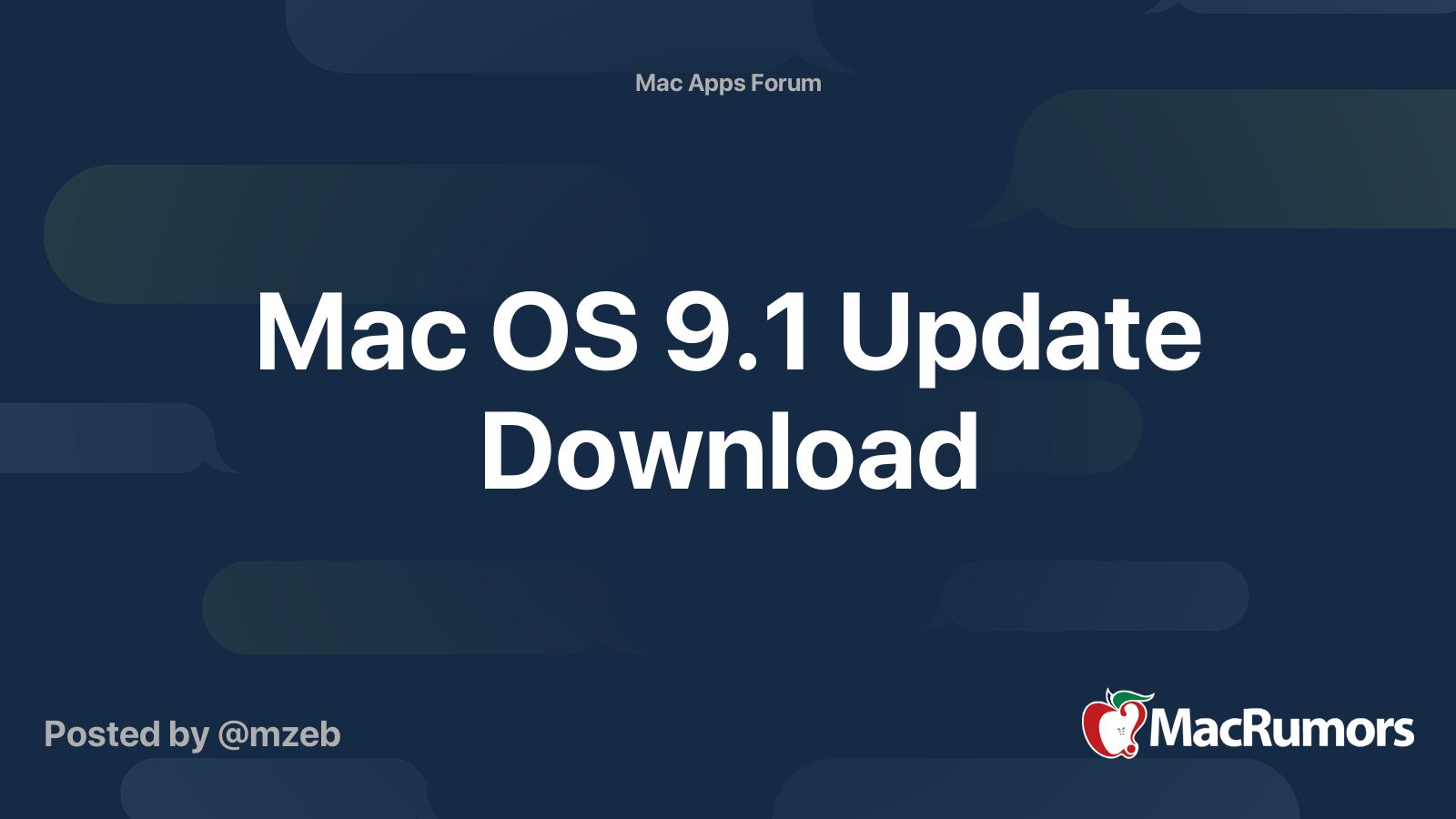 Update mac os 9.1 to 9.2