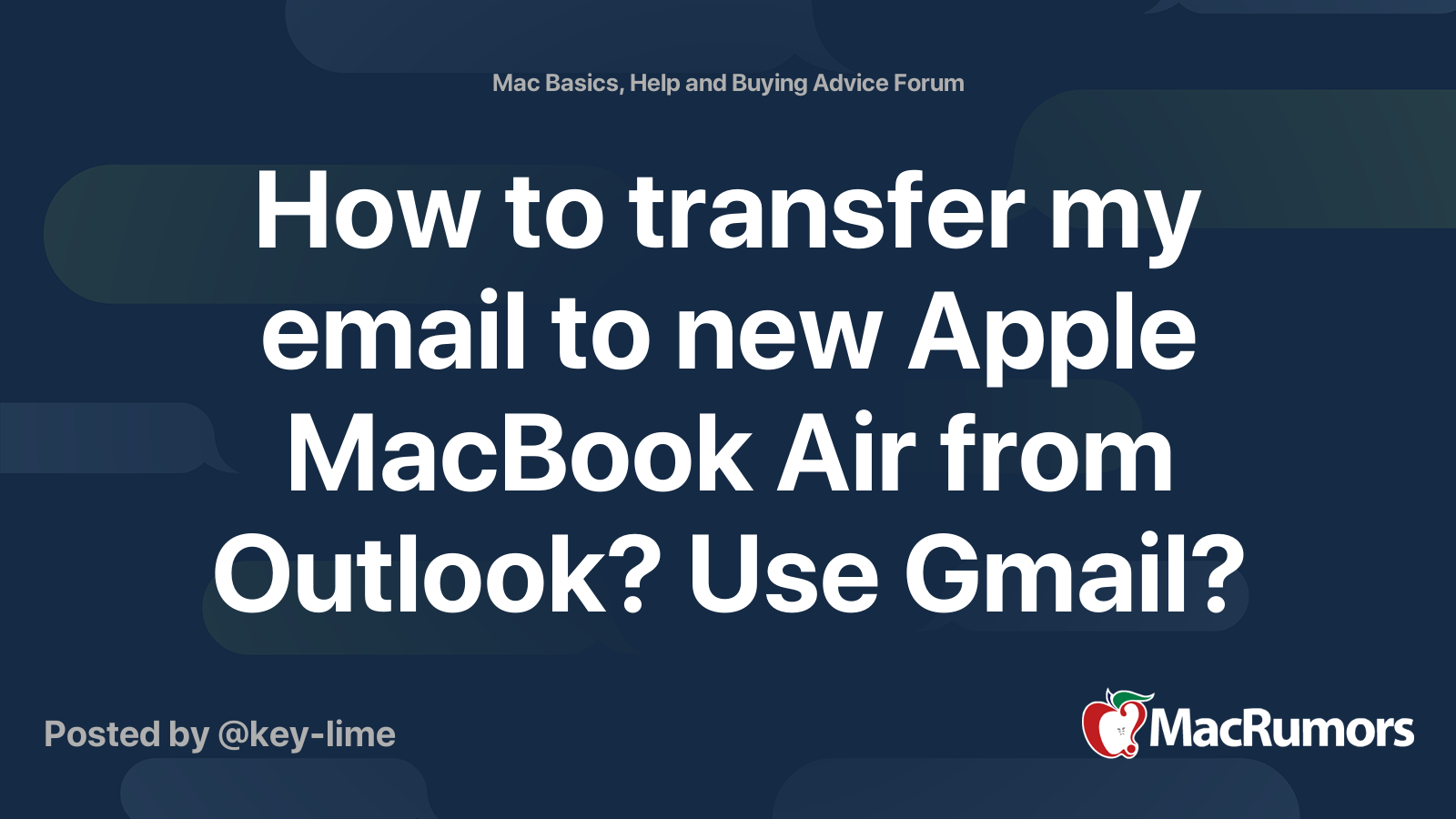 how do i add a new email address to my macbook air