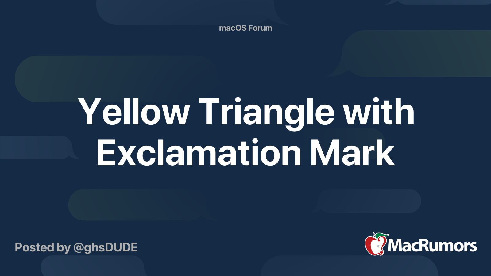 yellow triangle exclamation mark