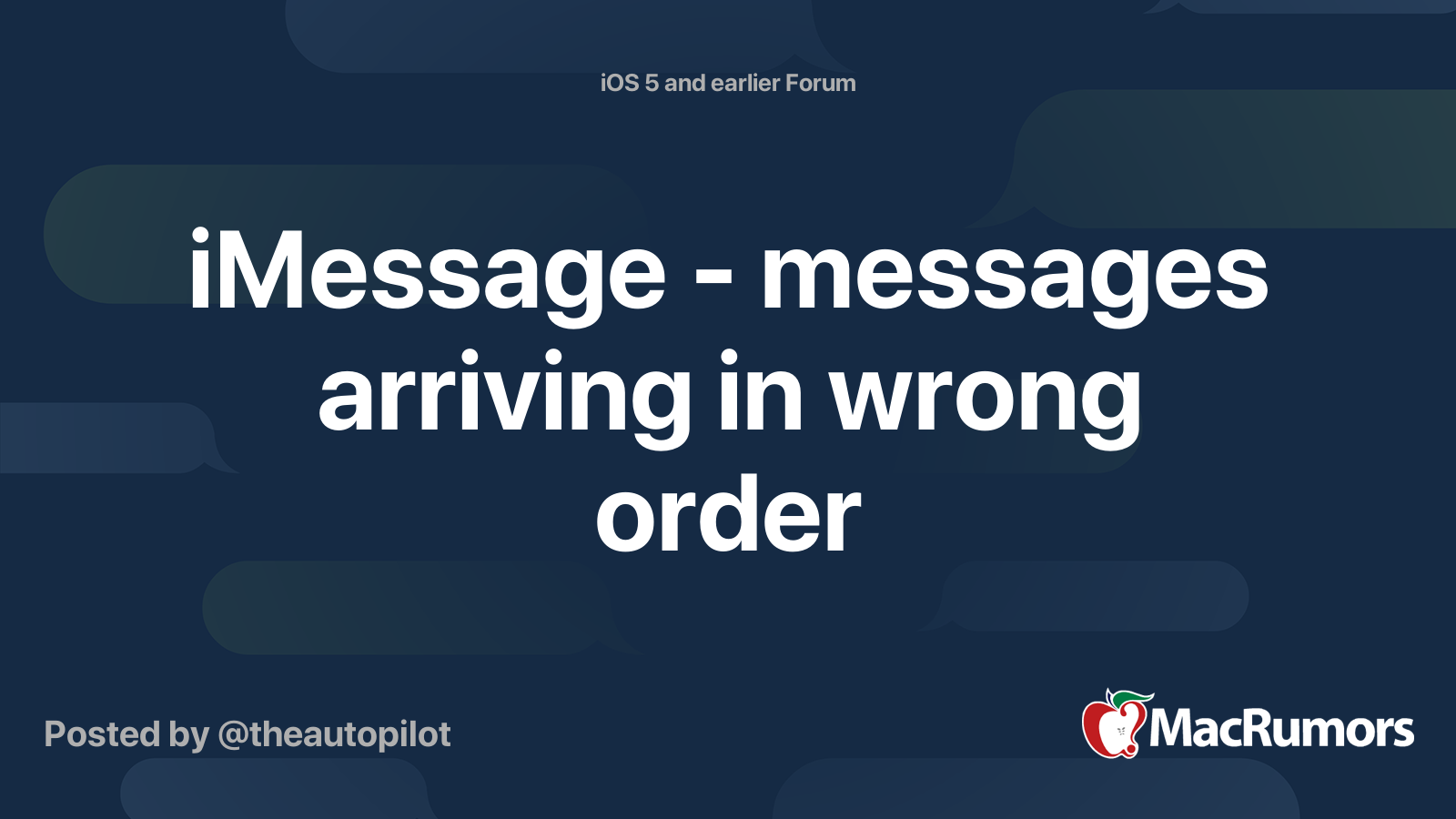 imessage-messages-arriving-in-wrong-order-macrumors-forums