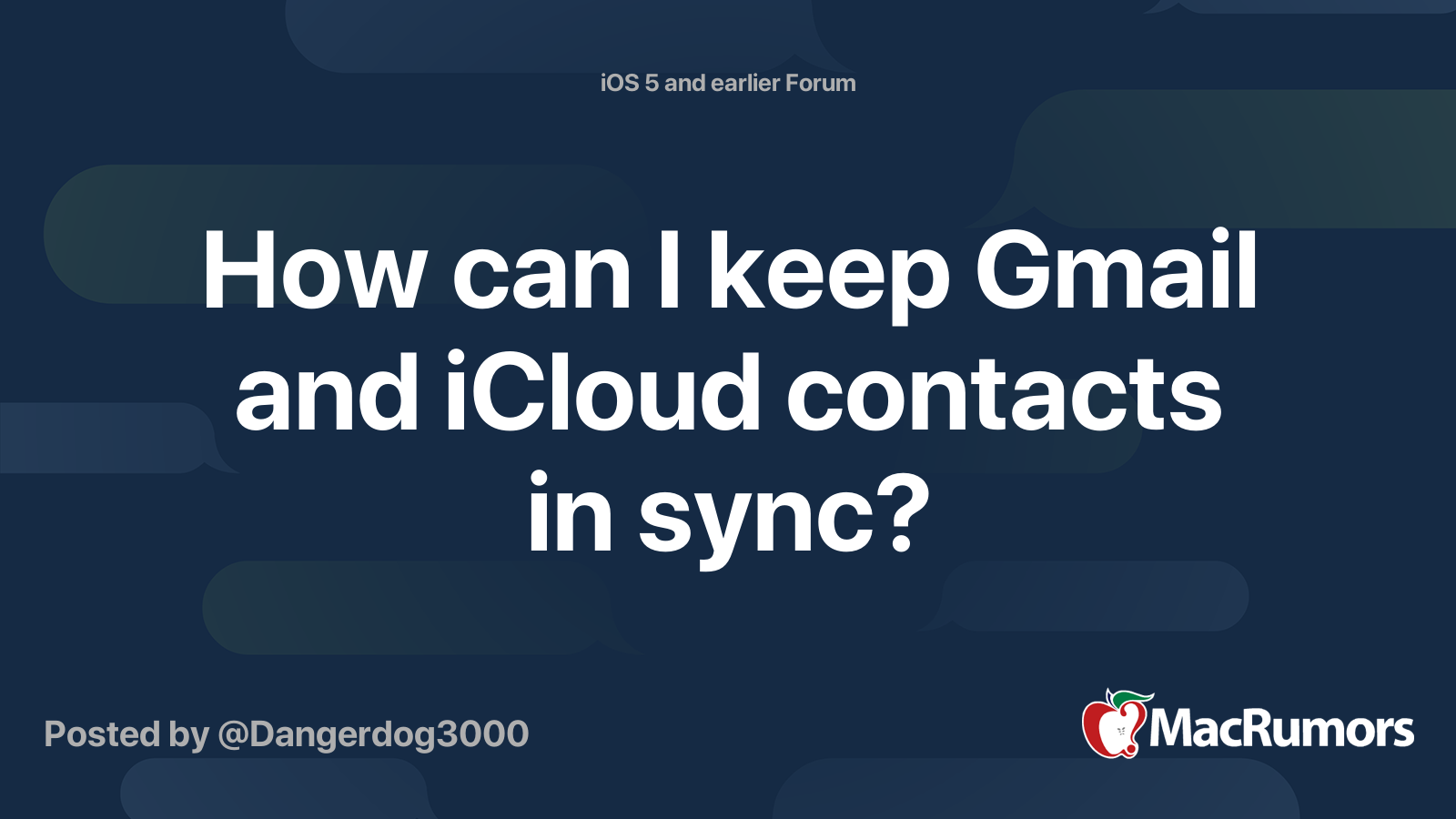 Icloud To Gmail Contacts Sync