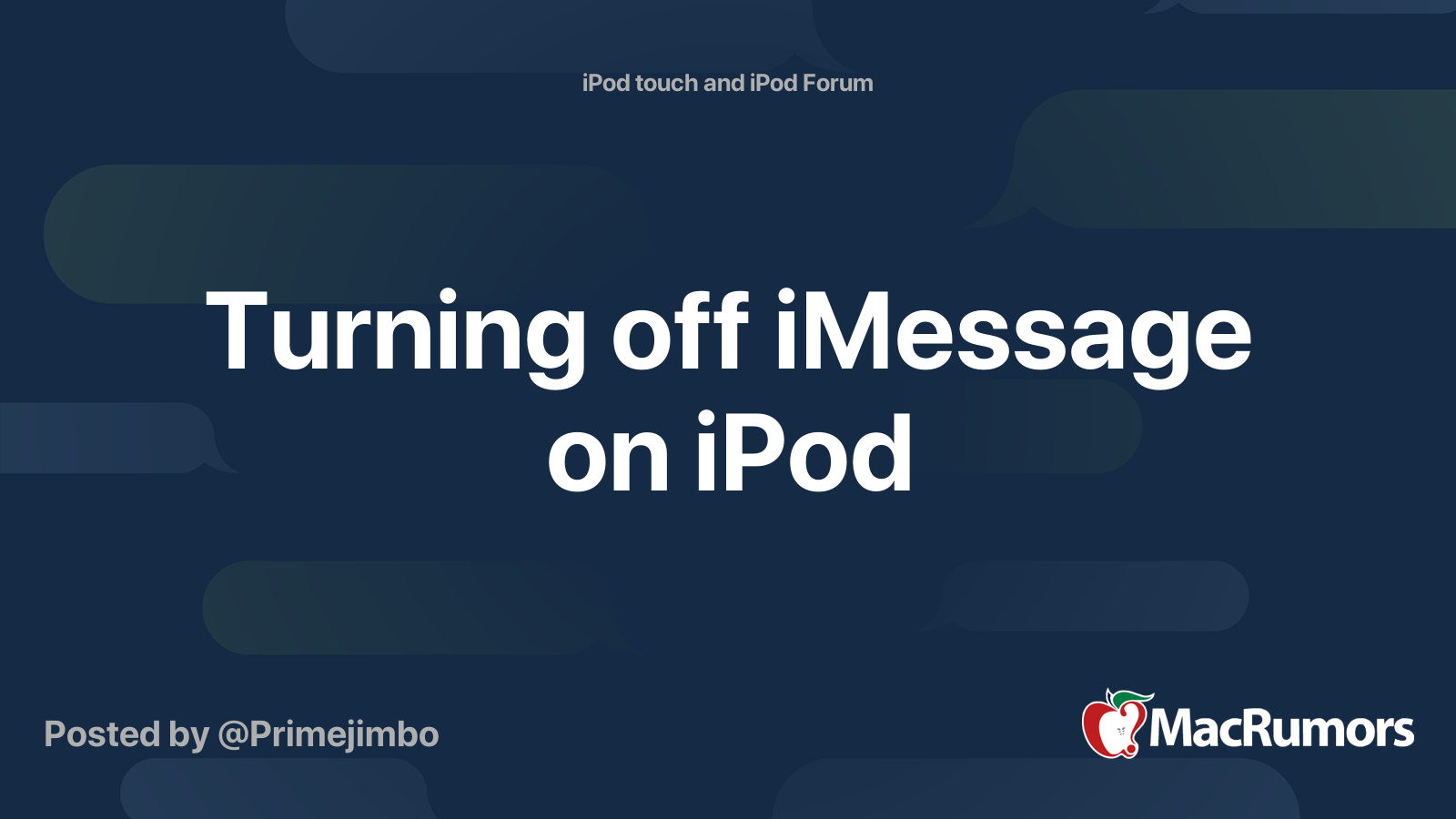 turning-off-imessage-on-ipod-macrumors-forums