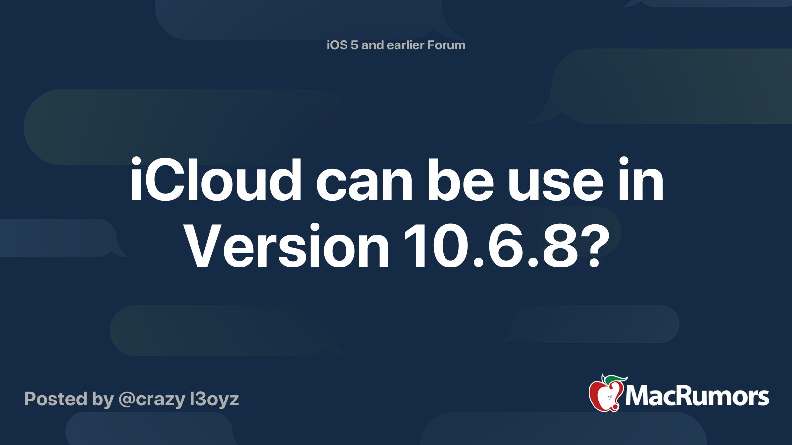 Icloud 10.6.8 windows 10