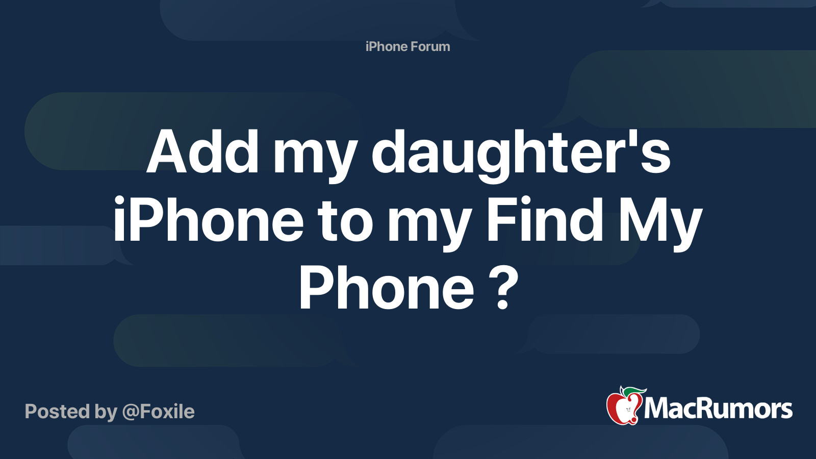 how do i add my family to find my iphone