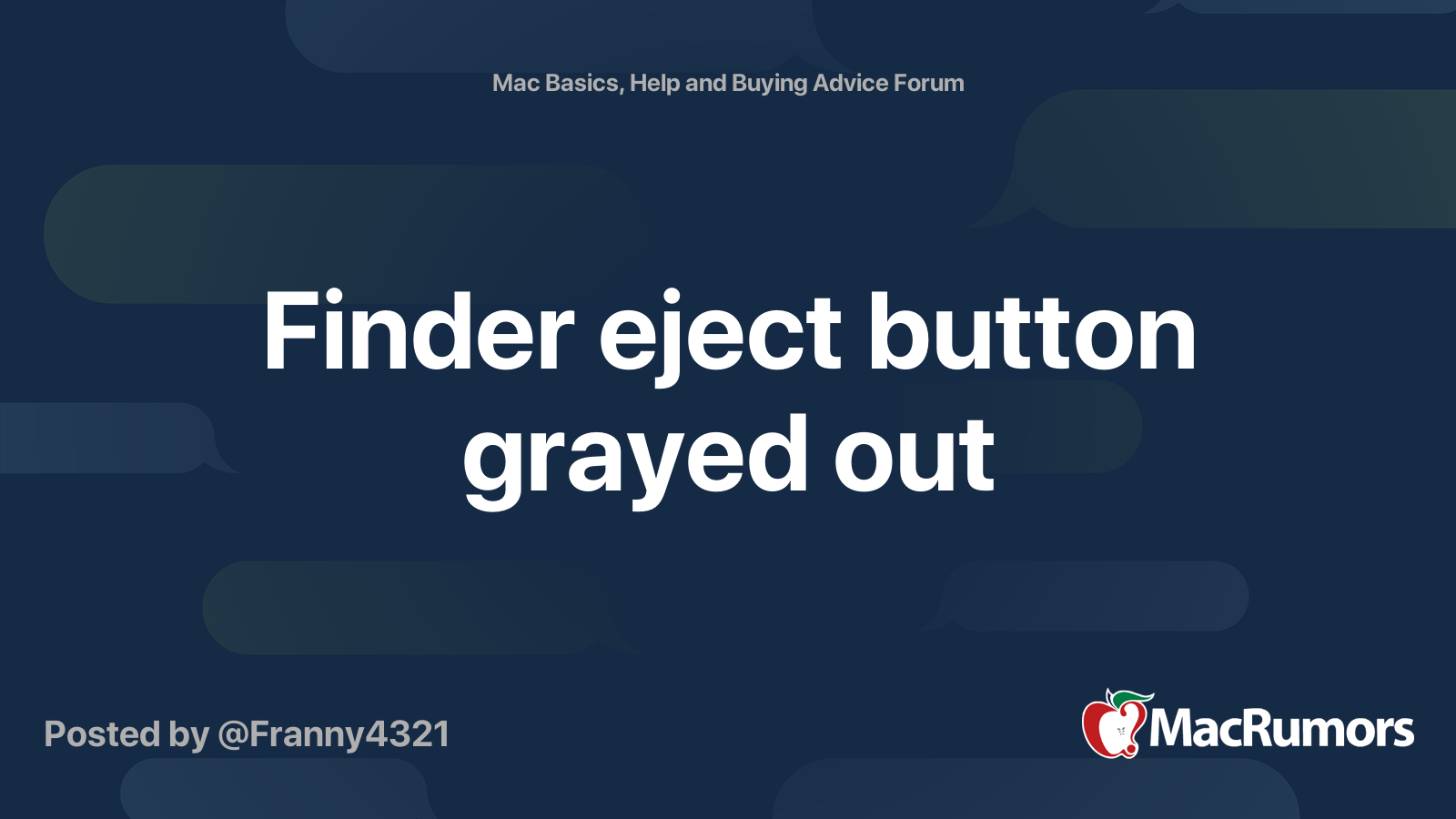 macbook pro eject button