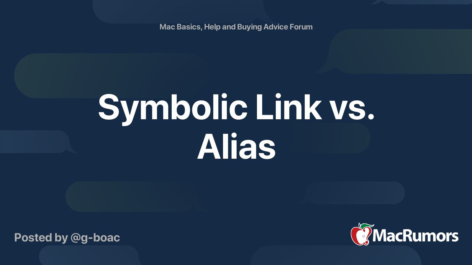 mac os symbolic link vs alias