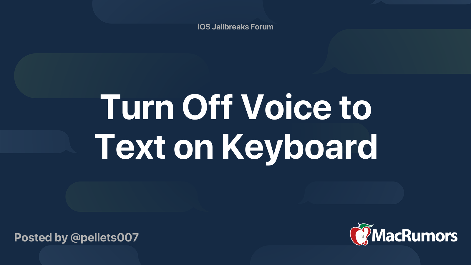 turn-off-voice-to-text-on-keyboard-macrumors-forums