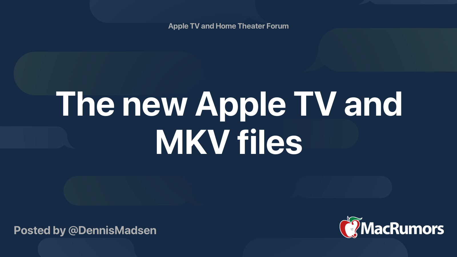 Как смотреть mkv на apple tv