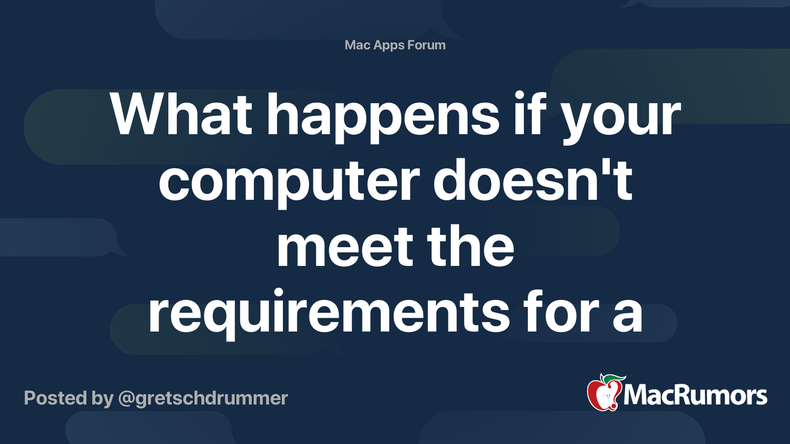 What happens if your computer doesn't meet the requirements for a game