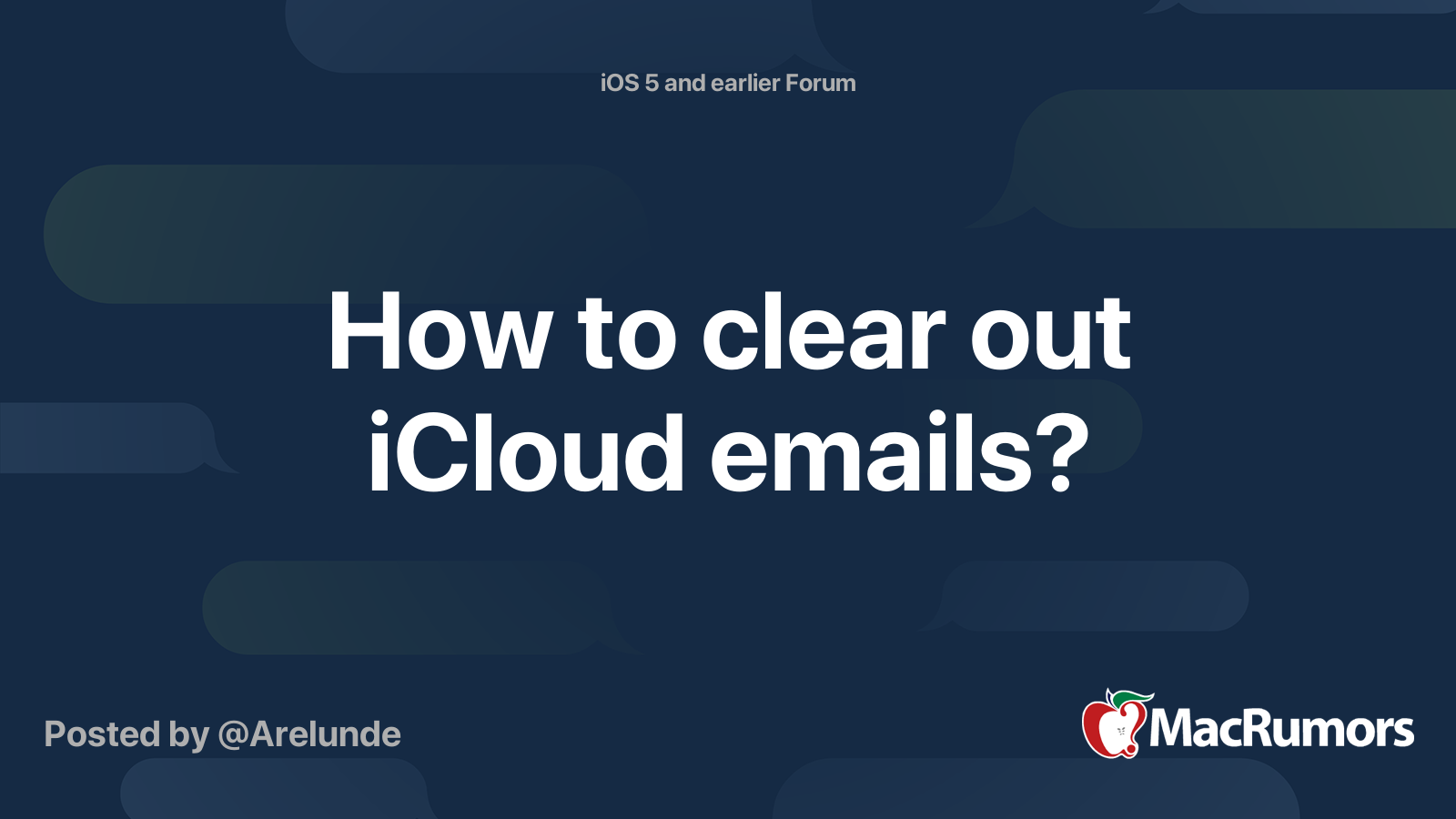 how to clear out your icloud mail