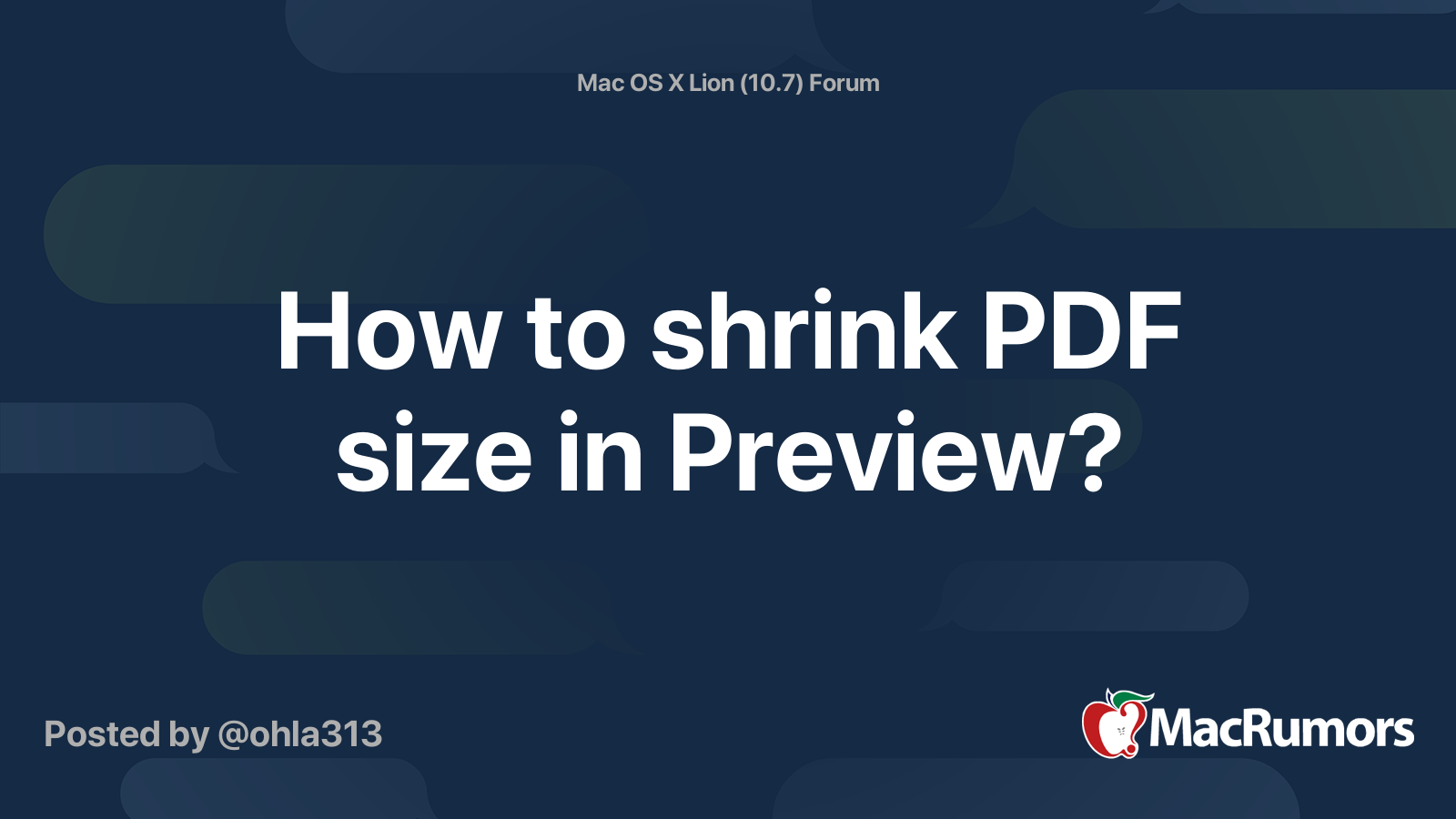 how-to-shrink-pdf-size-in-preview-macrumors-forums