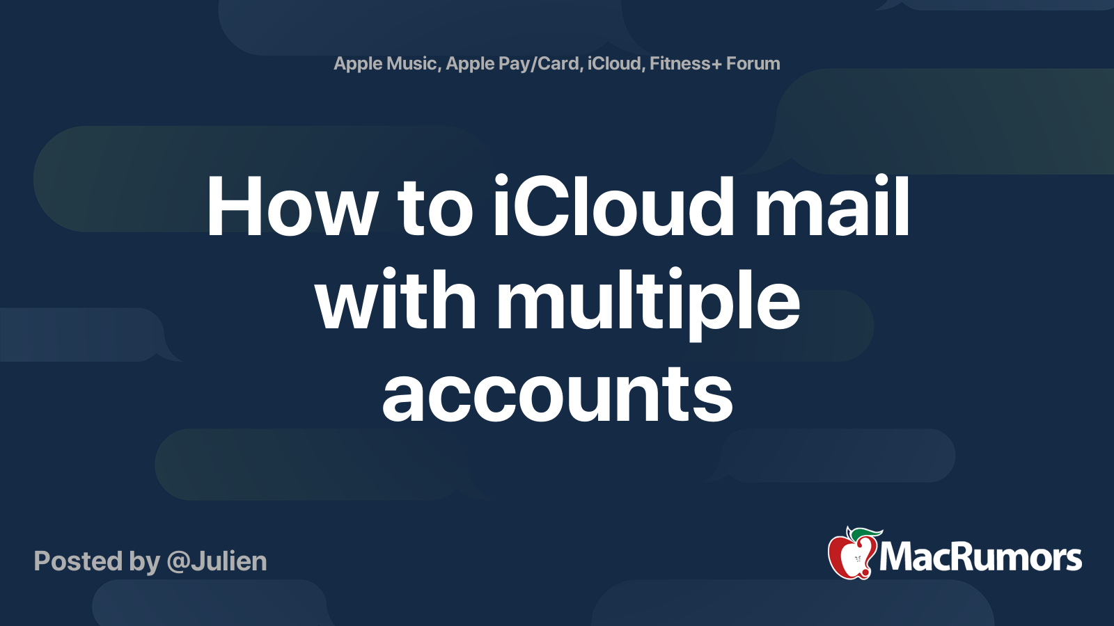 icloud mail accounts synchronisieren