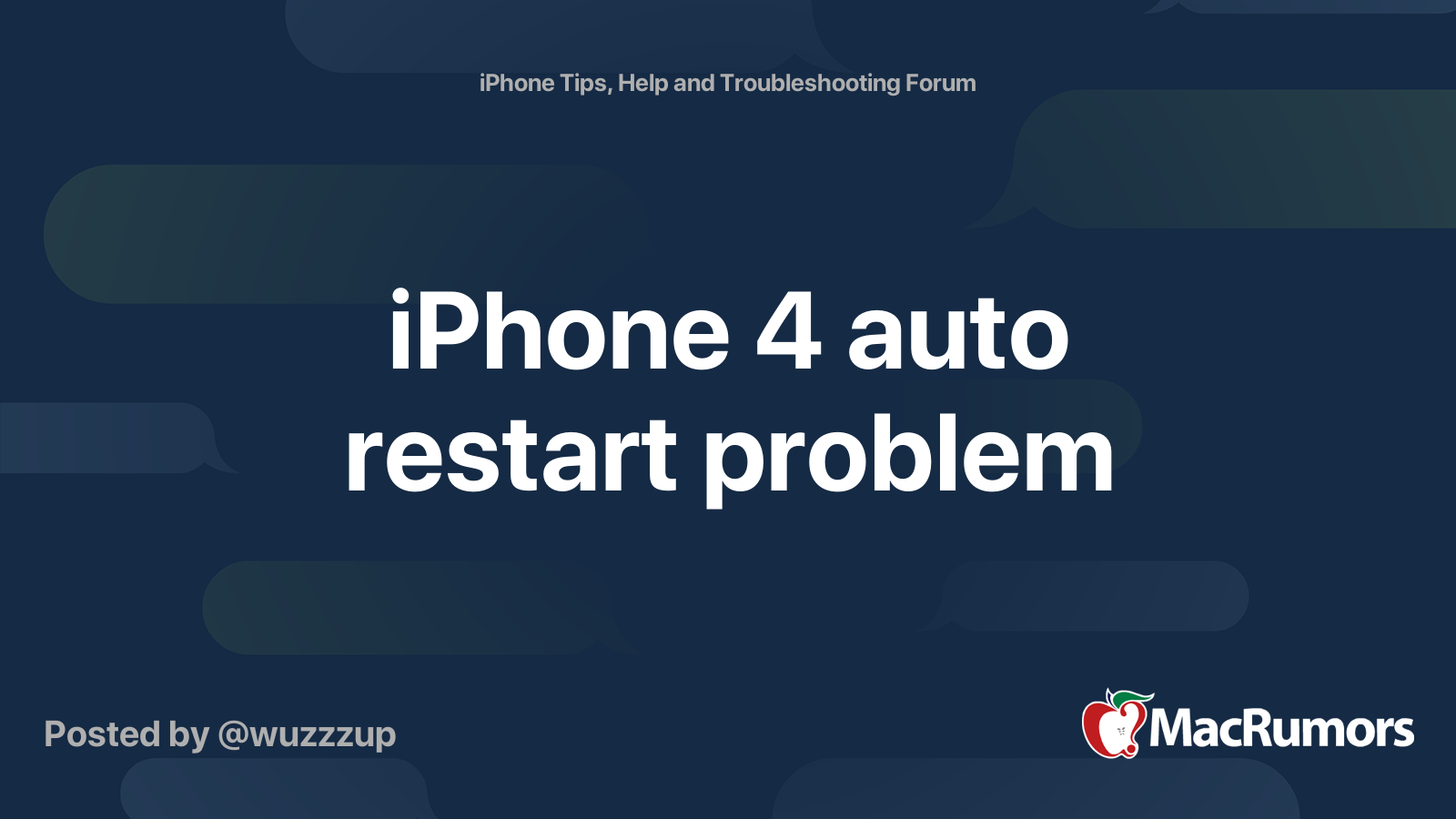 iphone 6 plus auto restart problem