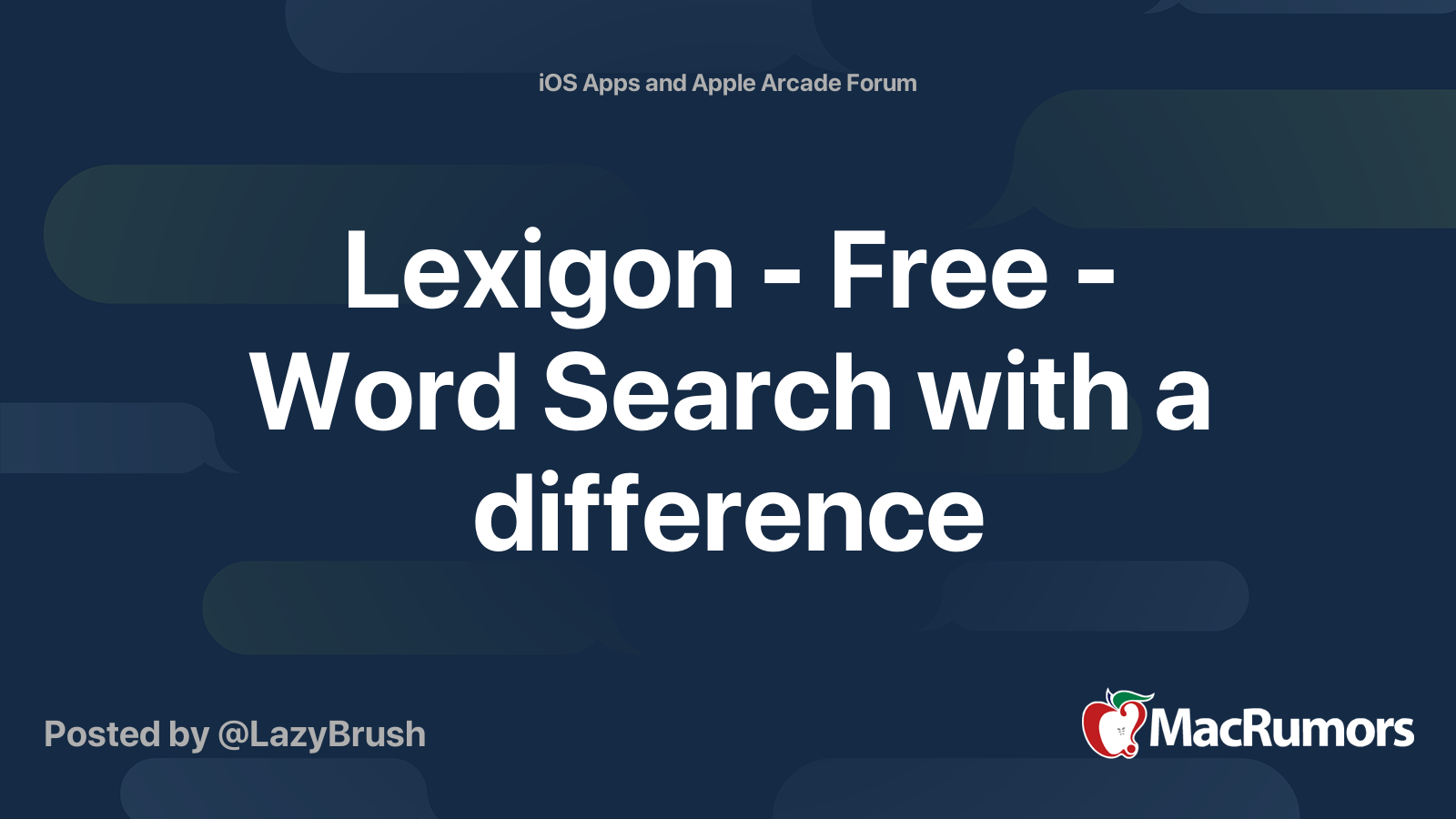 lexigon-free-word-search-with-a-difference-macrumors-forums