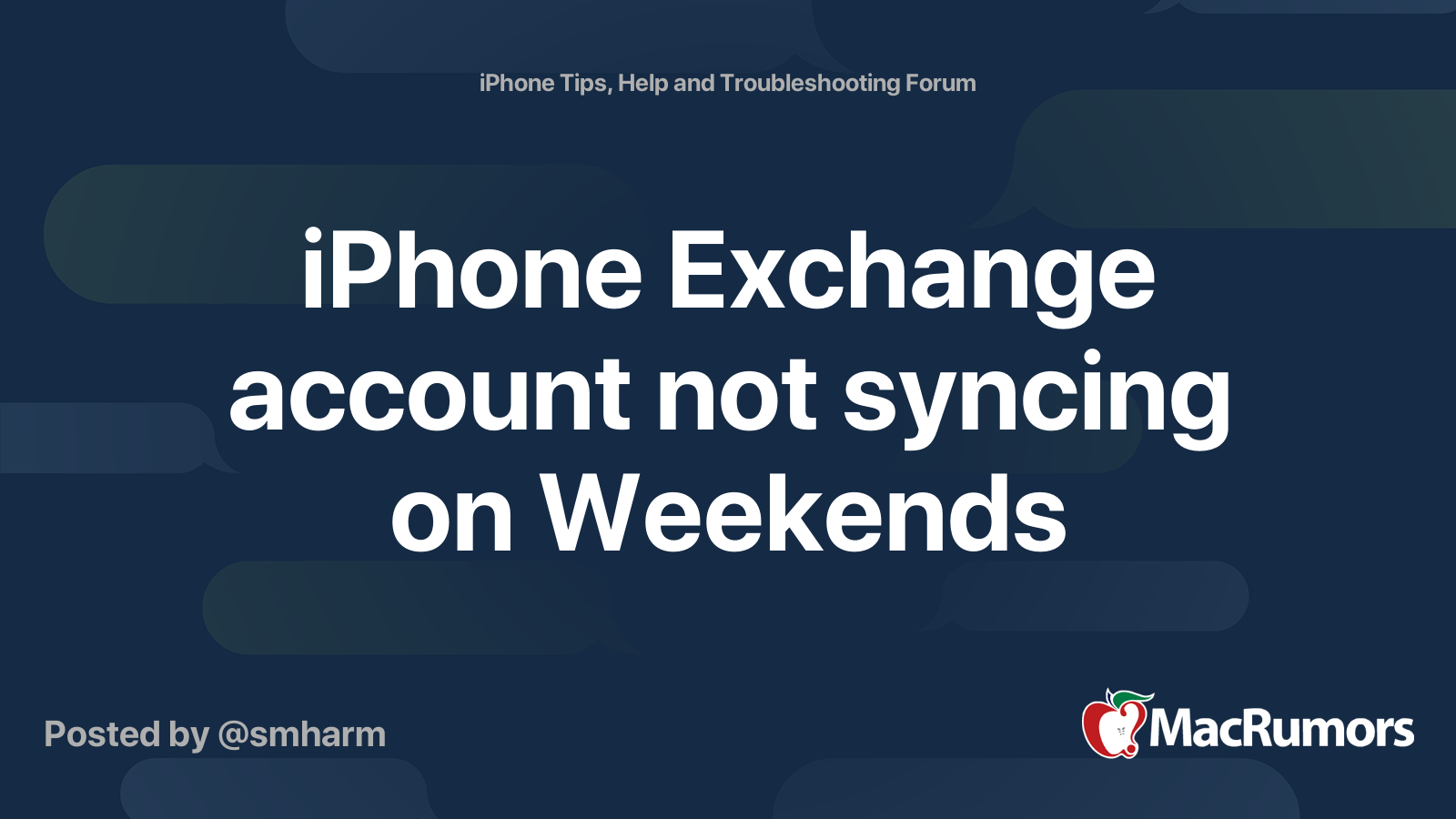 iphone-exchange-account-not-syncing-on-weekends-macrumors-forums