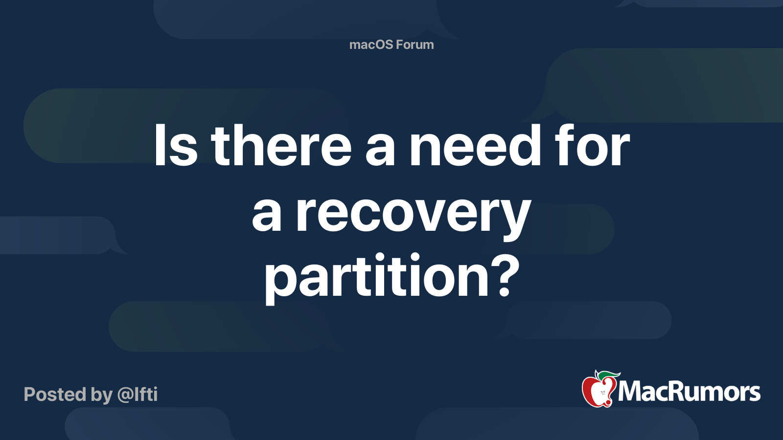 is-there-a-need-for-a-recovery-partition-macrumors-forums