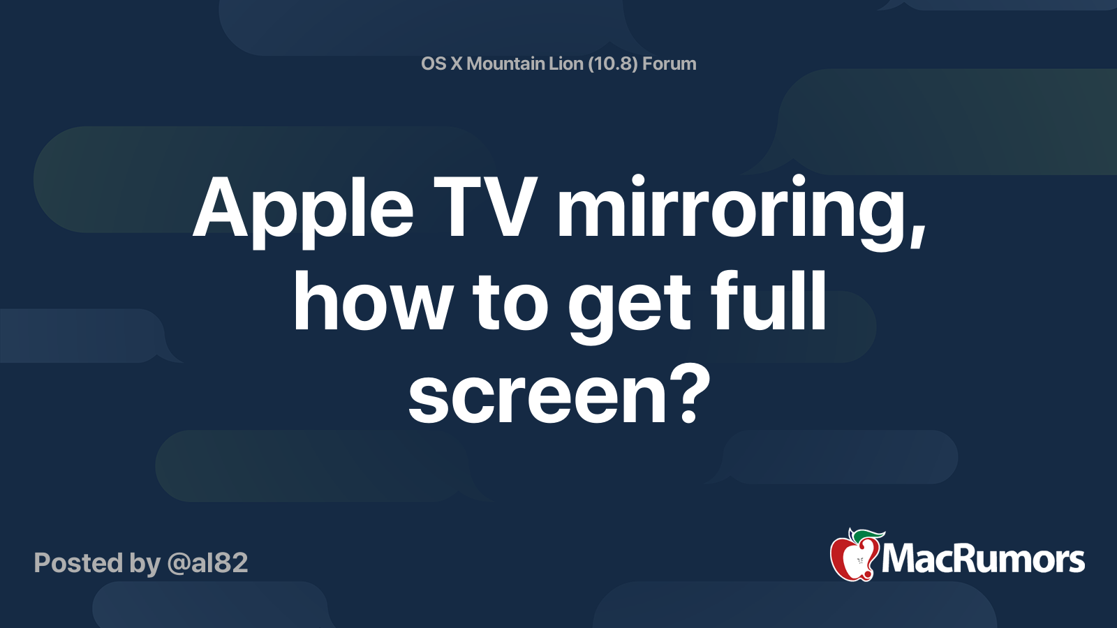 Apple Tv Mirroring How To Get Full, How To Get Full Screen Mirroring On Apple Tv