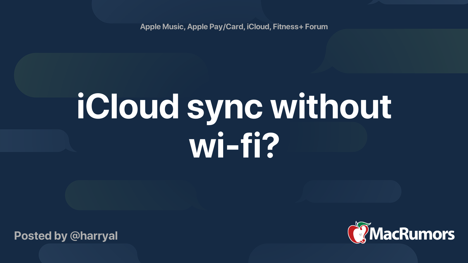 Как синхронизировать icloud без wifi