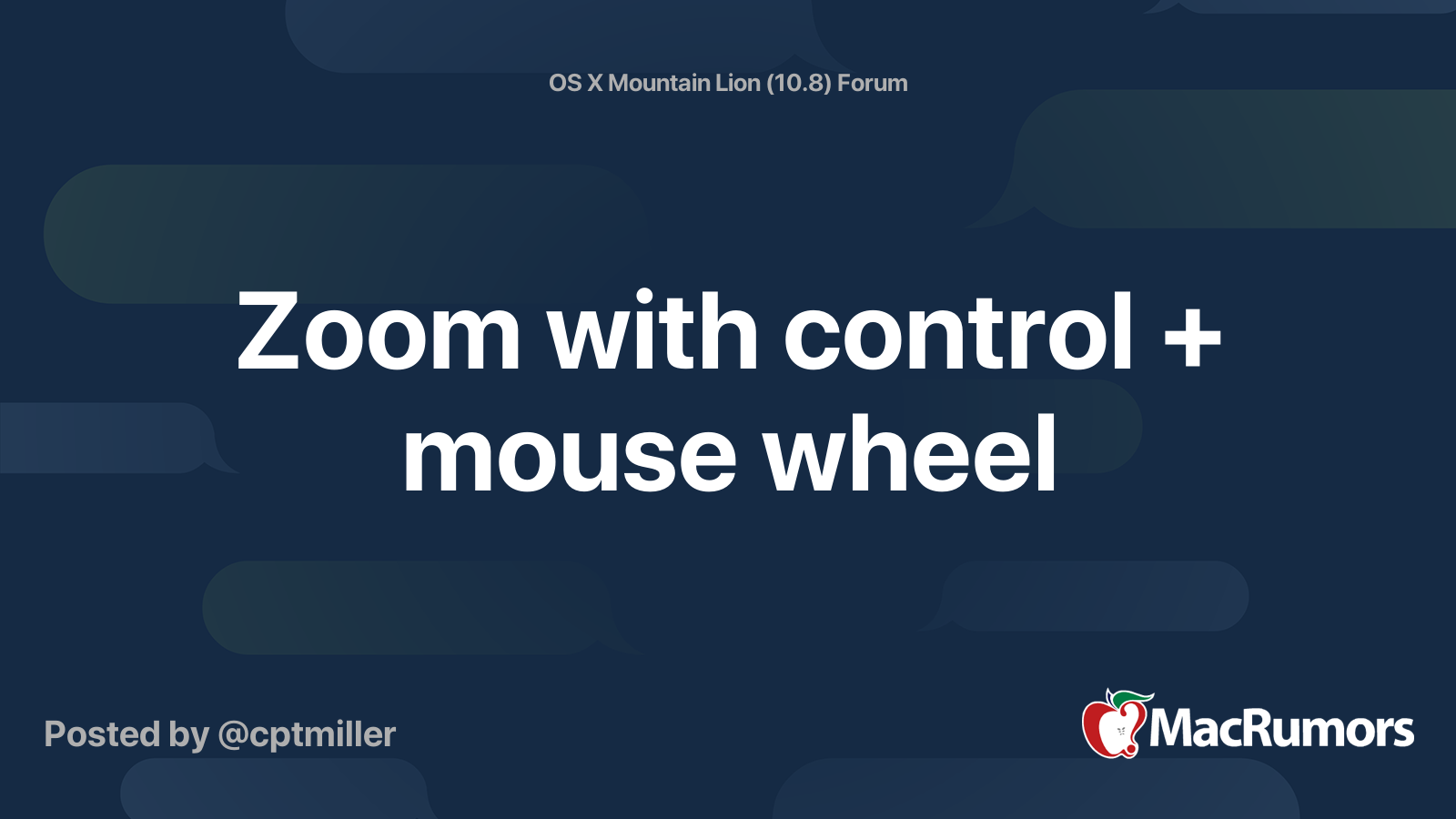 C Chart Zoom Mouse Wheel