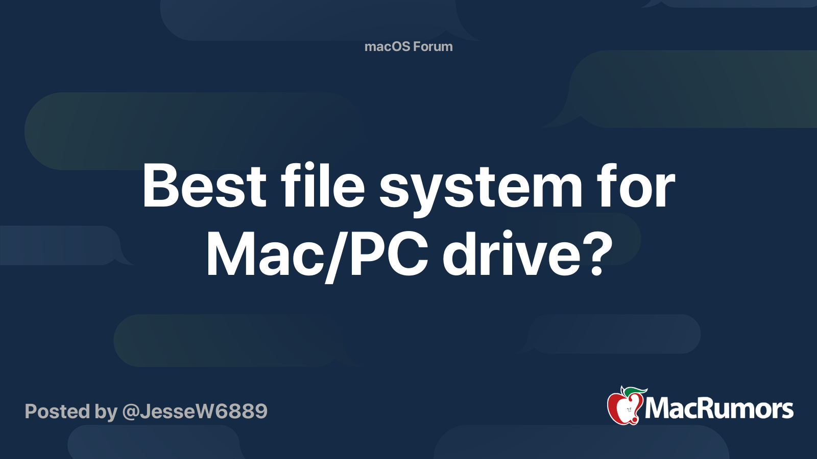 File system for both windows and mac