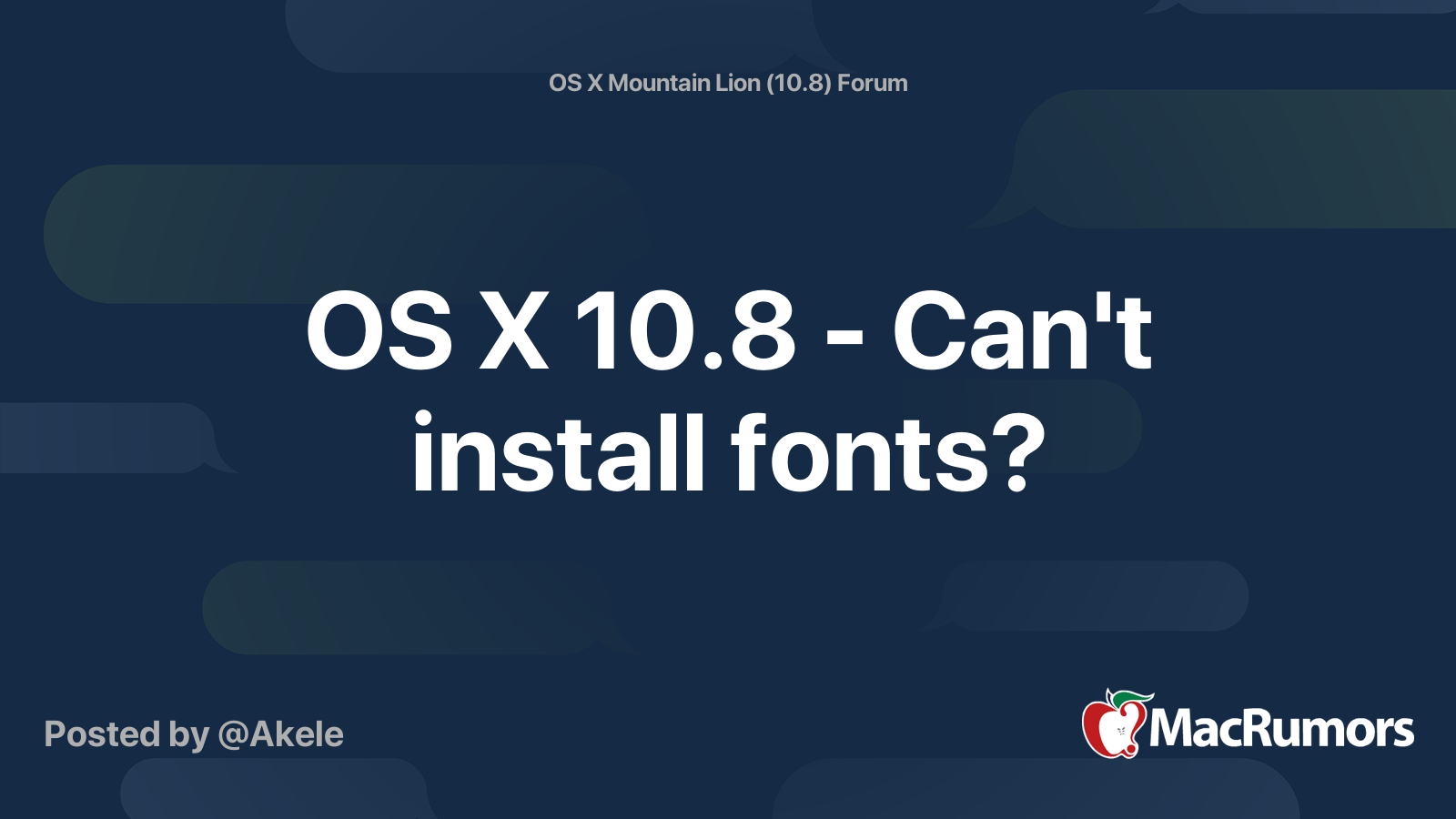 Osx Install Font