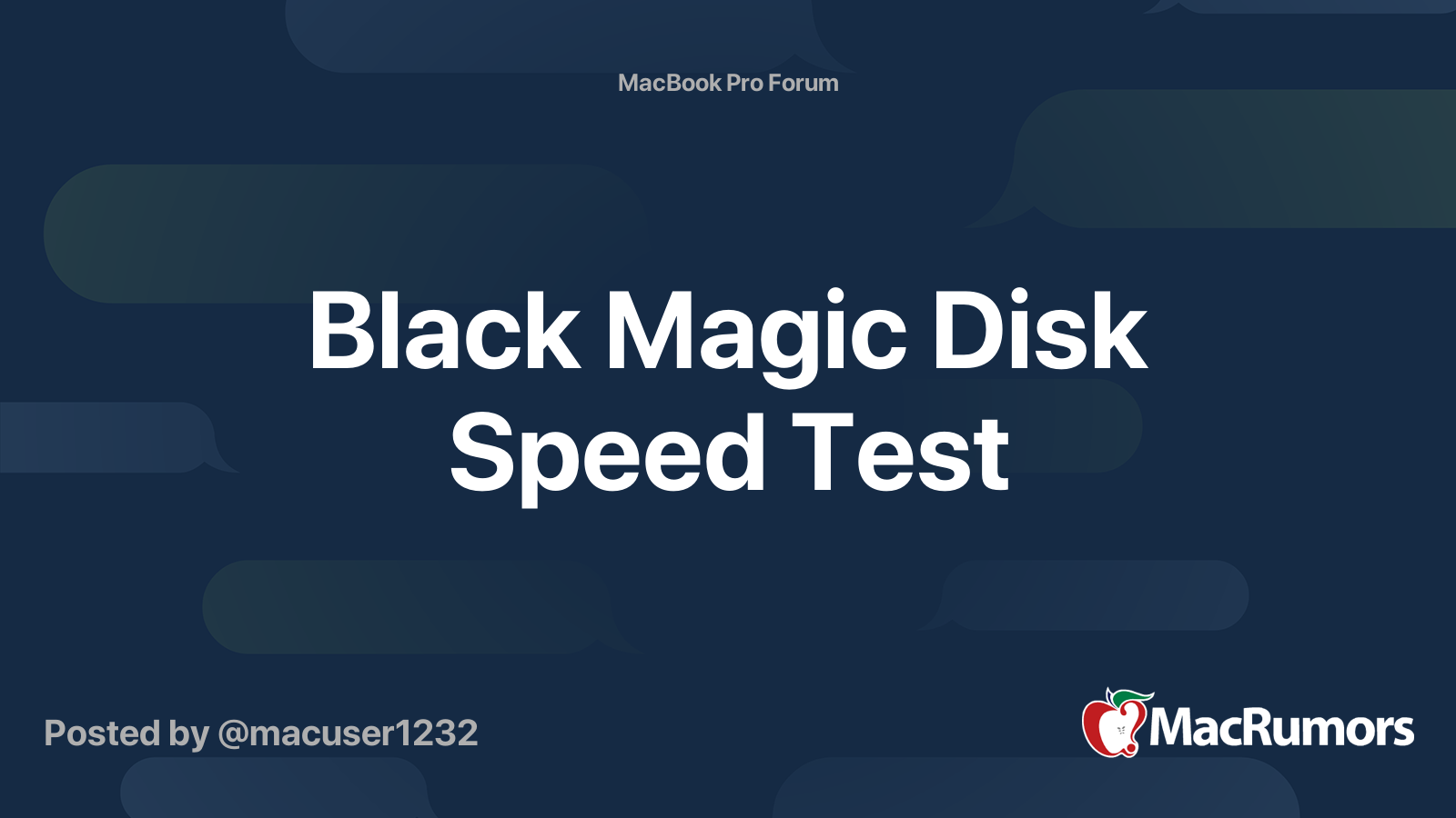 Black Magic Disk Speed Test Dmg Downloads