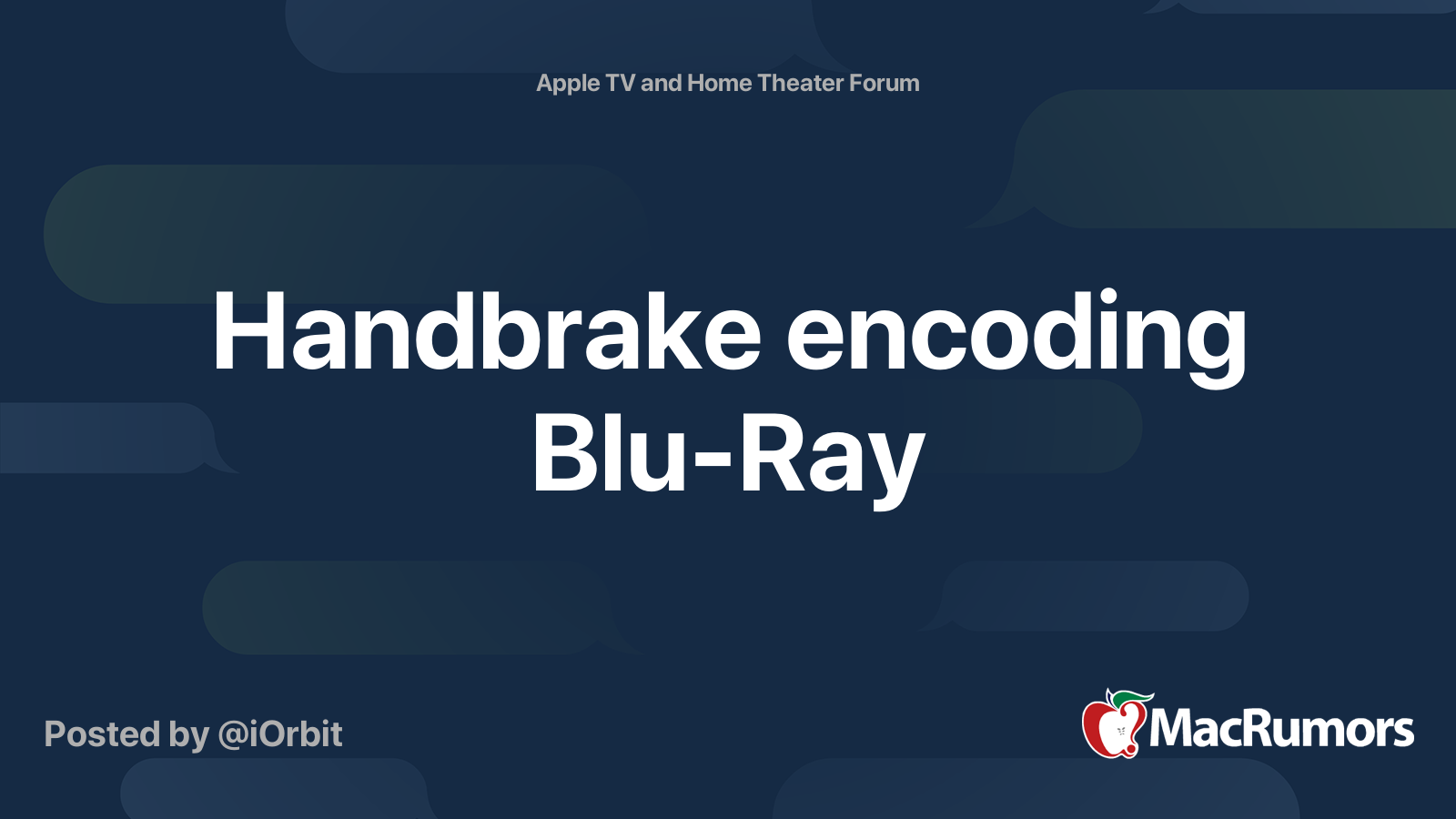 Handbrake Blu Ray Mac