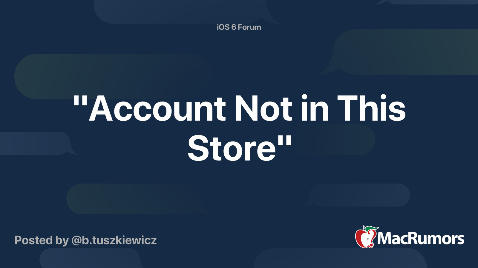 Account not in this store что делать apple watch