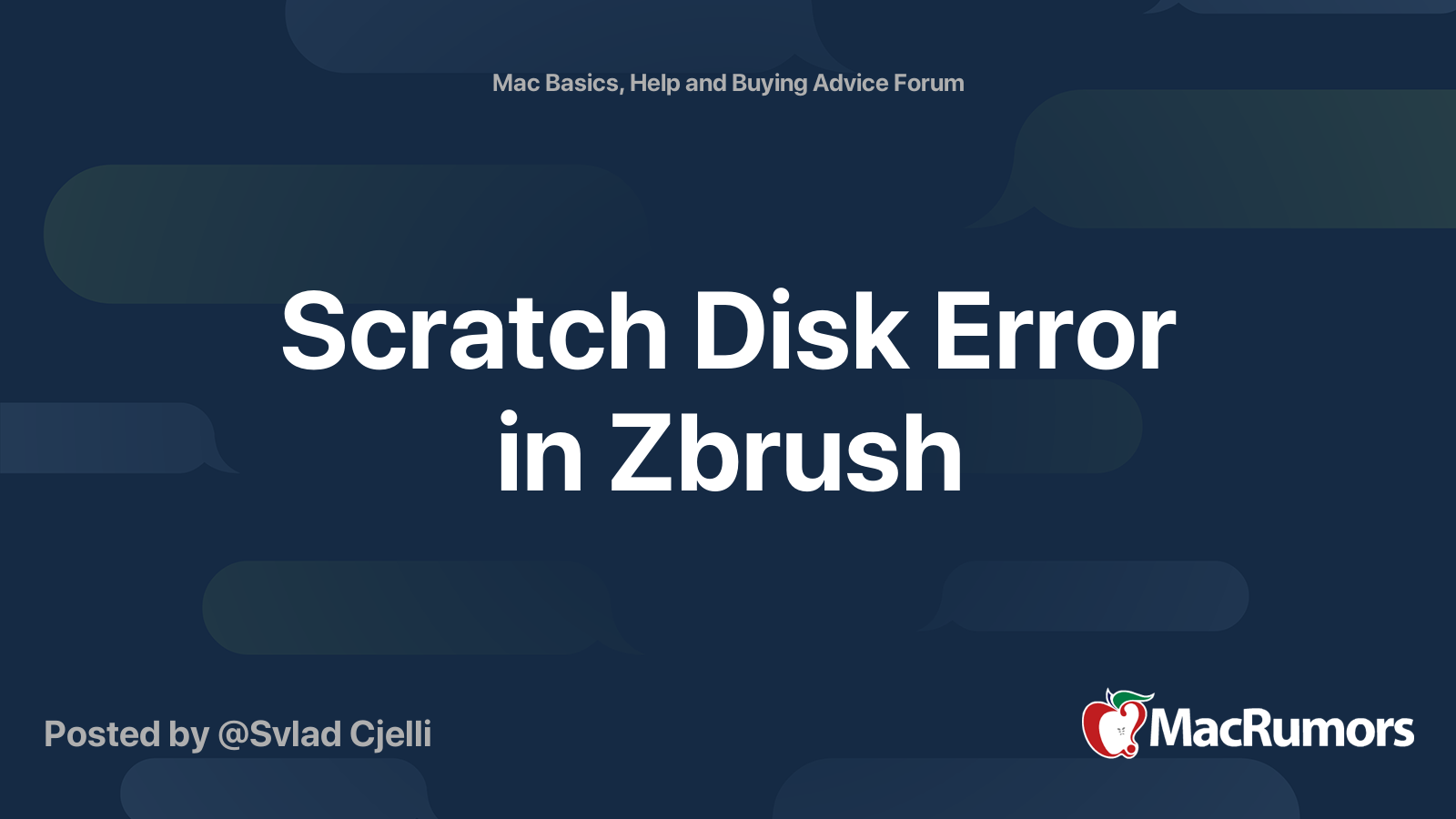 change scratch disk zbrush