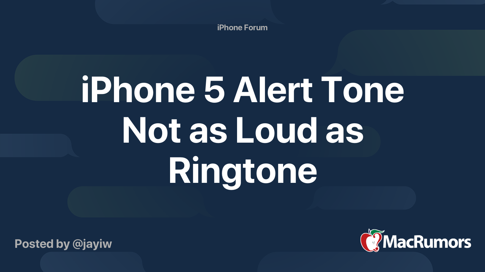 loud iphone message tone