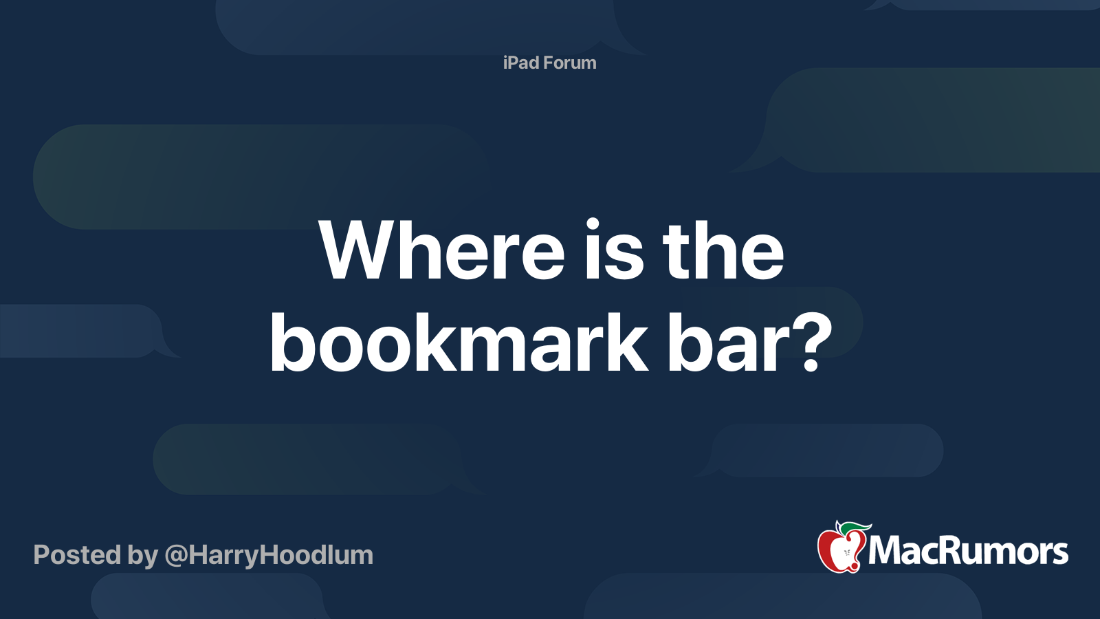 where-is-the-bookmark-bar-macrumors-forums