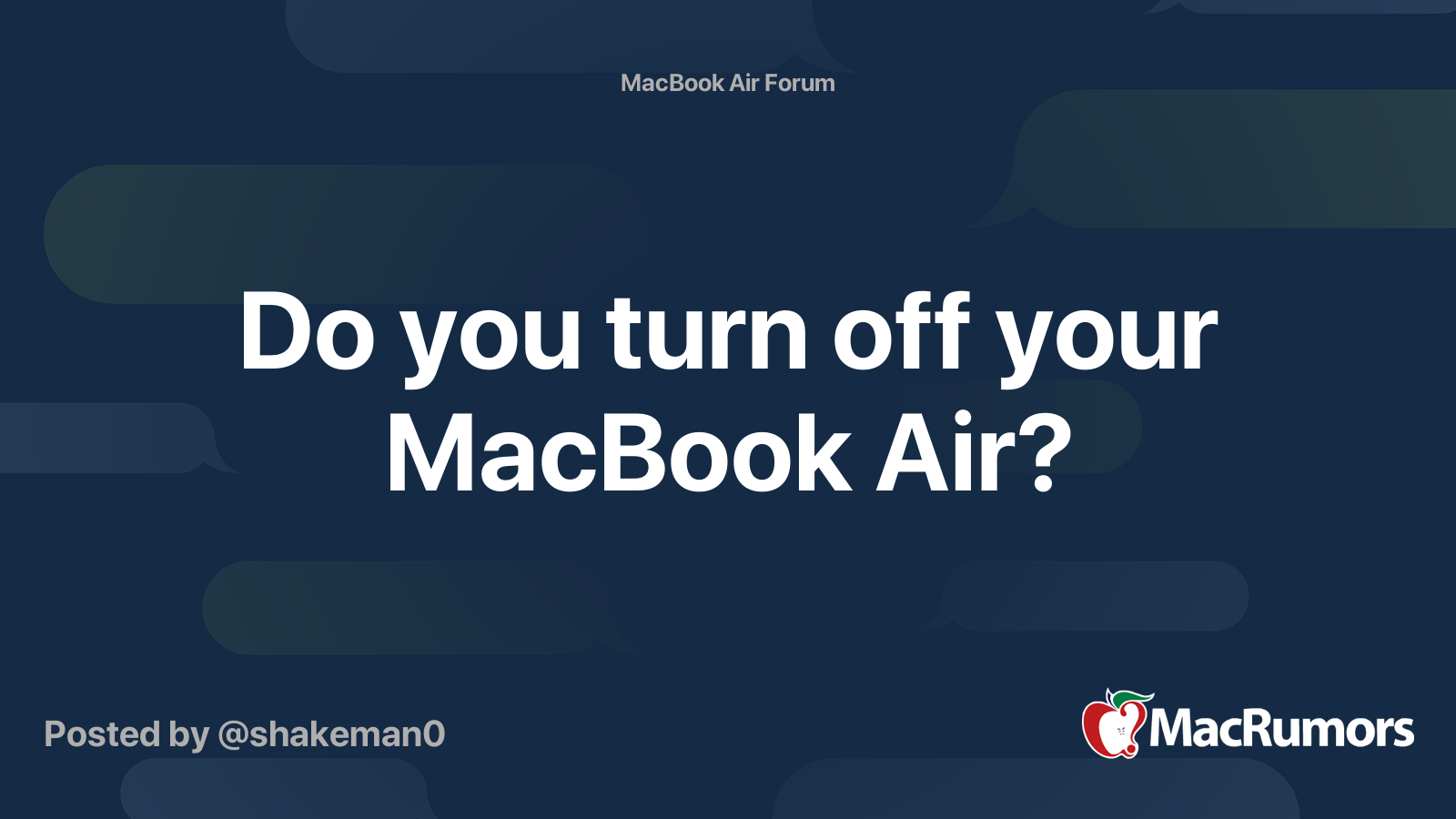 как выключить mac air